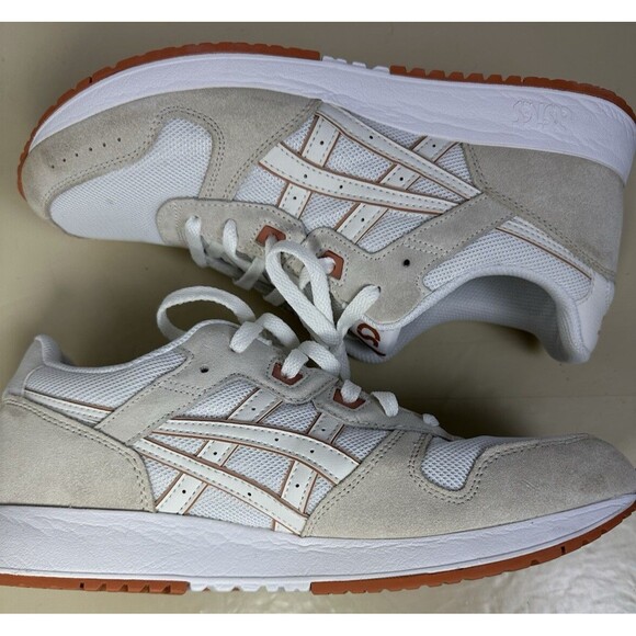 ASICS Tiger Women's Lyte Classic Shoes White Orange Size 11 - Picture 6 of 10